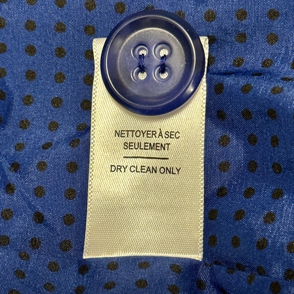 Jacob Royal Blue Fitted Blazer Size M - Picture 11 of 11